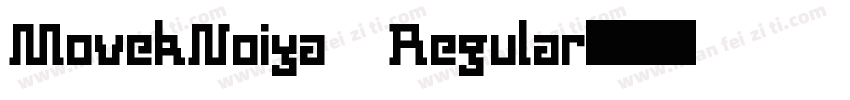 MovekNoiya Regular字体转换